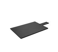 WOLL - Planche à découper Cut & Serve 49 x 25 cm - composite papier certifié FSC - sans BPA ni COV - résistante à la chaleur - compatible lave-vaisselle, noir mat