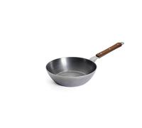 Woll Poêle à bord haut en acier carbone - Inductive - Diamètre : 24 cm - Hauteur : 5 cm