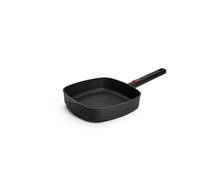 Woll Diamond QXR Eco Logic Poêle carrée en fonte inductive 24 x 24 cm Hauteur 6 cm Manche amovible Convient pour tous types de plaques de cuisson Sans PFAS Aluminium Passe au four Noir