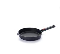 Woll Eco Logic QXR Poêle plate, inductive, diamètre : 24 cm, hauteur : 5 cm, avec manche amovible, convient pour tous les types de feux, sans PFAS, revêtement anti-adhésif, en fonte d'aluminium, passe