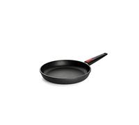Woll Poêle plate en titane Nowo, diamètre 28 cm, hauteur 5 cm, avec poignée amovible - convient à la céramique, au gaz, à l'électricité, aux halogènes - Ne convient pas à l'induction, fonte d'aluminium, revêtement antiadhésif