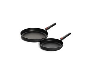 WOLL Set de poêles ECO-LITE 24cm / 28cm antiadhésives noir
