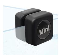 WOLMIK Brosse magnétique pour aquarium - 3 cm - Mini tampon de nettoyage pour aquarium de 3 mm à 6 mm d'épaisseur - Jusqu'à 40 l - Non flottante