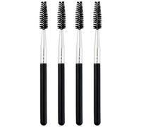 WOLMIK Lot de 4 brosses à cils, peigne à cils, brosse portable, pour extension de cils et levage des sourcils, réutilisable