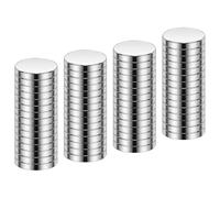 WOLMIK Lot de 50 mini aimants puissants en néodyme - Petits aimants ronds - 8 x 1 mm - Pour tableau magnétique, bureau, réfrigérateur