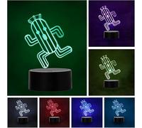 Wolobox Lampe LED Final Fantasy Cactilio Changement de couleur USB Veilleuse et décoration