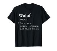 Wolof Langue Traducteur Wolof Traduction Linguistique Blague T-Shirt