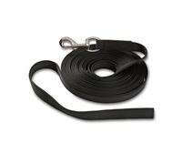 Wolters Avanti - Caoutchouté Longe de Pistage Sans Dragonne - Noir - 5 M Laisse