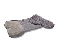 Wolters Cleankeeper Dry Bone Hundetuch Gris Clair, 79x33 CM, Rapide Sécher