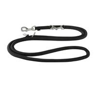 Wolters Laisse K2 Noire, Trois Fois Réglable, Nylon, Pour Chiens