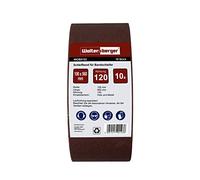 Woltersberger® Lot de 10 bandes abrasives en tissu │ Dimensions : 100 x 560 mm │ Grain P40 │ pour ponceuses à bande │ Papier Abrasif │ Ensemble de Bandes Abrasives