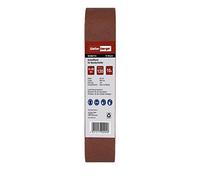 Woltersberger® Lot de 10 bandes abrasives en tissu │ Dimensions : 50 x 686 mm │ Grain P80 │ pour ponceuses à bande │ Papier Abrasif │ Ensemble de Bandes Abrasives