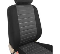 WOLTU 1 Housse de siège Universelle pour Voiture Avant Noir Gris 7231