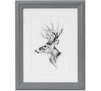 WOLTU 1 pièce Cadre de Photo en Bois, Artos Style Façade en Verre,20x30cm,Gris BR9428gr