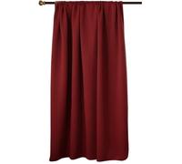 WOLTU 1 pièce Rideau occultant, pour fenêtre et Porte Isolant Thermique,135x175cm,Bordeaux, VH5882bd