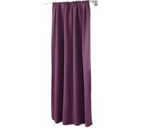 WOLTU Rideau Occultant, avec Galon Fronceur, Rideau Thermique Isolant, 1 Pièce, 135x245cm, Violet