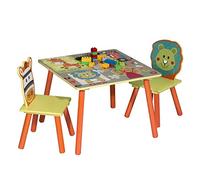 WOLTU 1 Table d'enfant avec 2 Chaises, Mobilier Enfants