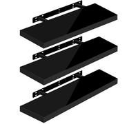 WOLTU Étagère Murale, Etagere Flottante deSHELF RG9479sz-3, | MDF, Convient aux Salons, Chambres, Salles de Bains, Entrées, Bureaux et à un Usage Décoratif