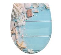 WOLTU Abattant WC Antibactérien Couvercle WC Soft Close pour Couvette O Siège de Toilette avec Urée Formol Frein de Chute Fermeture en Douceur Charnière Réglable Montage Démontage Facile