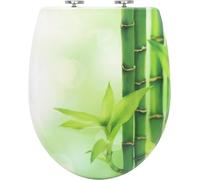 WOLTU Abattant WC Couvercle WC Soft Close pour Couvette O Siège de Toilette avec Urée Formol Frein de Chute Fermeture en Douceur Charnière Réglable Montage Démontage Facile