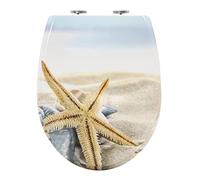 WOLTU Abattant WC Couvercle WC Soft Close pour Couvette O Siège de Toilette avec Urée Formol Frein de Chute Fermeture en Douceur Charnière Réglable Montage Démontage Facile