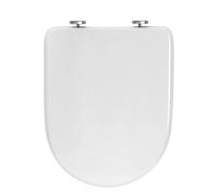 WOLTU Abattant WC,Lunette WC fermeture en Douceur,Couvercle de WC softclose,Siège de toilette Fast Fix/fixation,charnière, Forme D