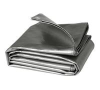 WOLTU Bâche de protection en polyéthylène, Bâche d’extérieur, Couverture de bateau,180g-m2, 4x8 m, Gris