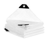 WOLTU Bâche de Protection Transparente Imperméable Anti-UV 3x4m | 140g/m²; PE; transparent; anti-UV; résistant déchirures; pour jardin/trampoline/bateau
