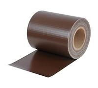 WOLTU Bandes Brise-Vue en PVC de 450g/m², Rouleau Brise-Vue Occultant 19cm x 35m, Résistant au Vent et au Soleil, pour Clôture, Jardin, Balcon, avec 25 Clips de Fixation, en Marron