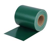 WOLTU Bandes Brise-Vue en PVC de 450g/m², Rouleau Brise-Vue Occultant 19cm x 35m, Résistant au Vent et au Soleil, pour Clôture, Jardin, Balcon, avec 25 Clips de Fixation, en Vert