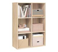 WOLTU Bibliothèque Étagère de Rangement, 59,6X29X89 cm