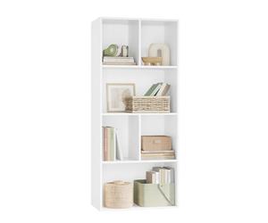 WOLTU Bibliothèque Etagère de Rangement en MDF pour Salon 6 Compartiments,50x29x121cm SK005ws