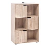 WOLTU Bibliothèque Étagère de Rangement, Meuble Cube 59,6x29x91cm