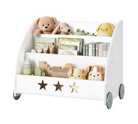 WOLTU Bibliothèque pour Enfants en Bois, Étagère à 3 Niveaux