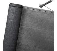 WOLTU Brise Vue Balcon et Jardin 2x10 m, Filet d'ombrage 150 g/m² en HDPE, Résistant aux UV et Imperméable, Coupe-Vent pour Terrasse avec Trous et Attaches de Câbles Inclus, Anthracite