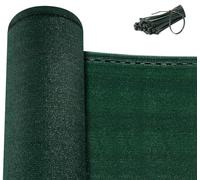 WOLTU Brise Vue Jardin, Brise Vue 1,2x25 m, en PEHD 180g/m², Protection Contre Vent, Soleil, avec Attaches Câbles, Vert