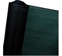 WOLTU Brise vue renfoncé pour balcon, Protection contre le vent, le soleil, la poussière, 1.5 x 15m, Vert Foncé