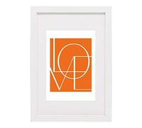 WOLTU Cadre Photo 15x20 cm en Bois, Cadre pour Poster avec Passe Partout, Suspendre Horizontalement ou Verticalement, Décoration Murale ou sur Table, Blanc