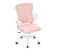 WOLTU Chaise de Bureau Ergonomique, Chaise Pivotante à roulettes, Rose