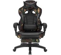 WOLTU Chaise Gaming, Chaise Bureau Ergonomique en PU Cuir,Camouflage