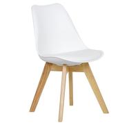 WOLTU Chaises de Salle à Manger,Blanc