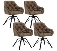 WOLTU Chaises de Salle à Manger Pivotantes,Lot de 4