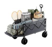 WOLTU Chariot Pliable à roulettes, 200L, Charge de 150 kg, Gris