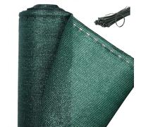WOLTU - Clôture de protection verte pour balcon, écran de confidentialité en tissu maillé pour la protection contre la poussière, le vent et le soleil, idéal pour l'aménagement paysager de jardin et 1