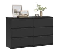 WOLTU Commode 6 Tiroirs, Meuble de Rangement