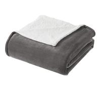 WOLTU Couverture Chaude, Couverture de la Chambre en Peluche,Couverture de canapé 150x200cm, Gris