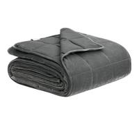 WOLTU Couverture pondérée 150x200cm Couverture lestée Anti-Stress en Microfibre pour Adulte Poids 7kg Gris