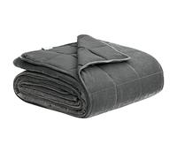 WOLTU Couverture pondérée Gris 150x200cm Couverture Lestée en Microfibre pour Adulte Poids 7kg