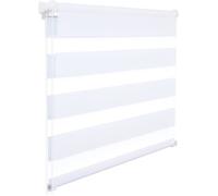 WOLTU Double Store Enrouleur,Installation rapide et directement sans perçage, Réglage de rideau latéral,translucide, 60x150cm,