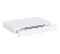 WOLTU Étagère murale avec tiroir secret , Etagère de rangemen en MDF 40x25x5cm, Blanc